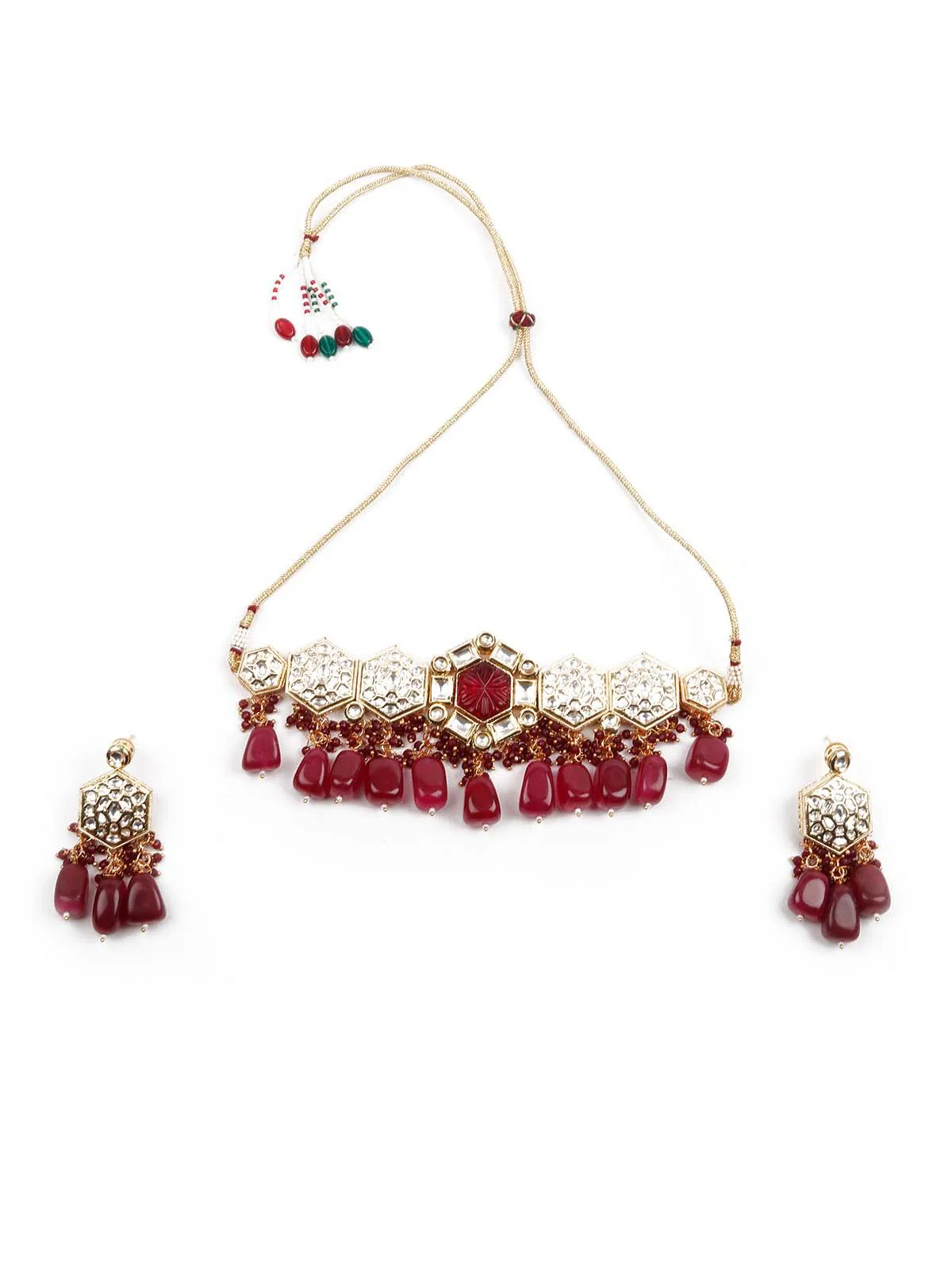 Odette Women Exquisite Double Sided Choker Set - Image 3