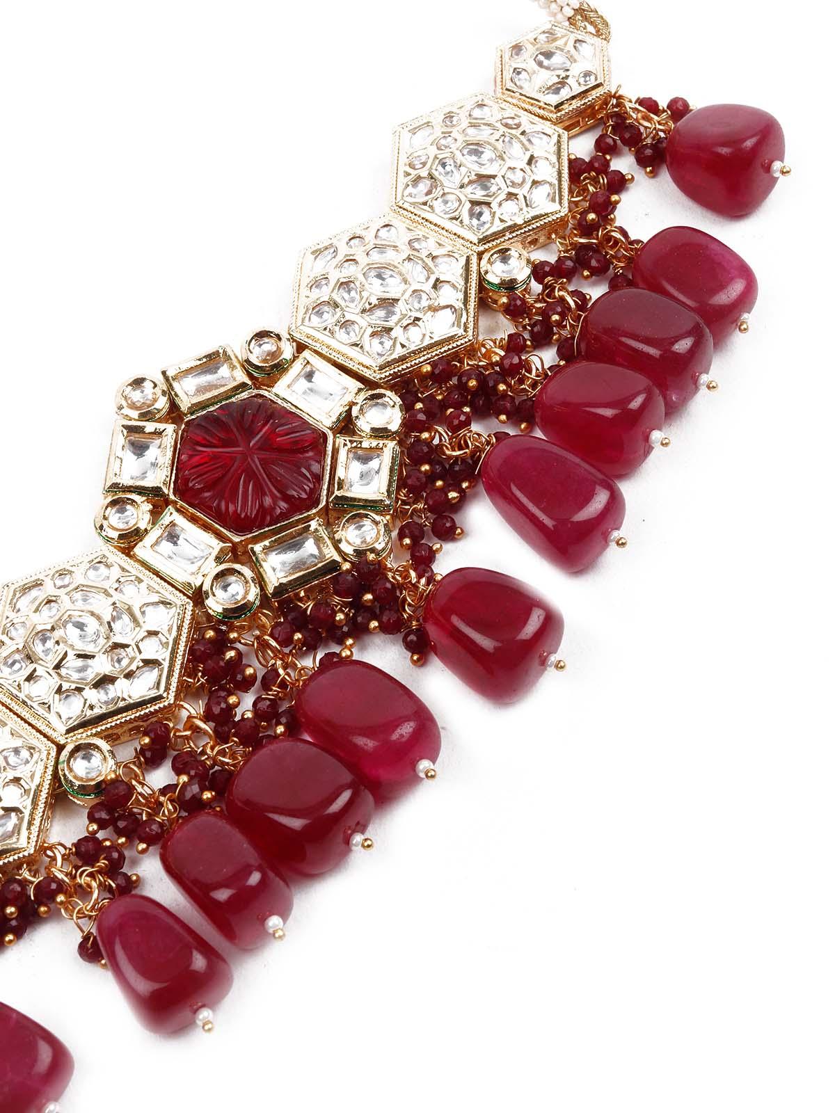 Odette Women Exquisite Double Sided Choker Set - Image 5