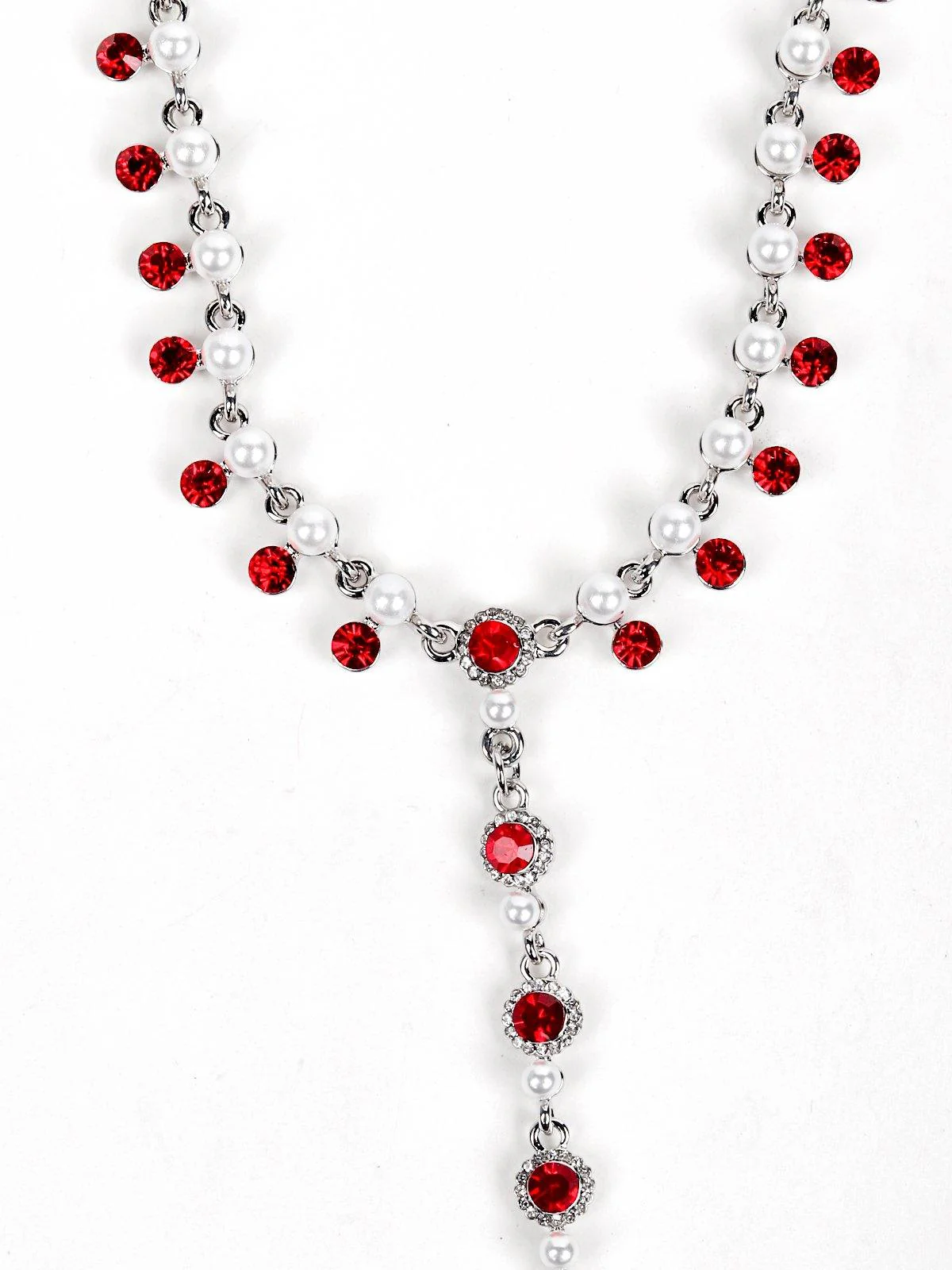 Odette Women Multicolour Metal Necklace - Image 5
