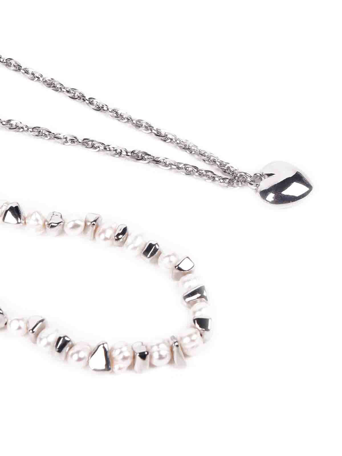 Odette Women Silver Two-Piece Necklace - Image 5