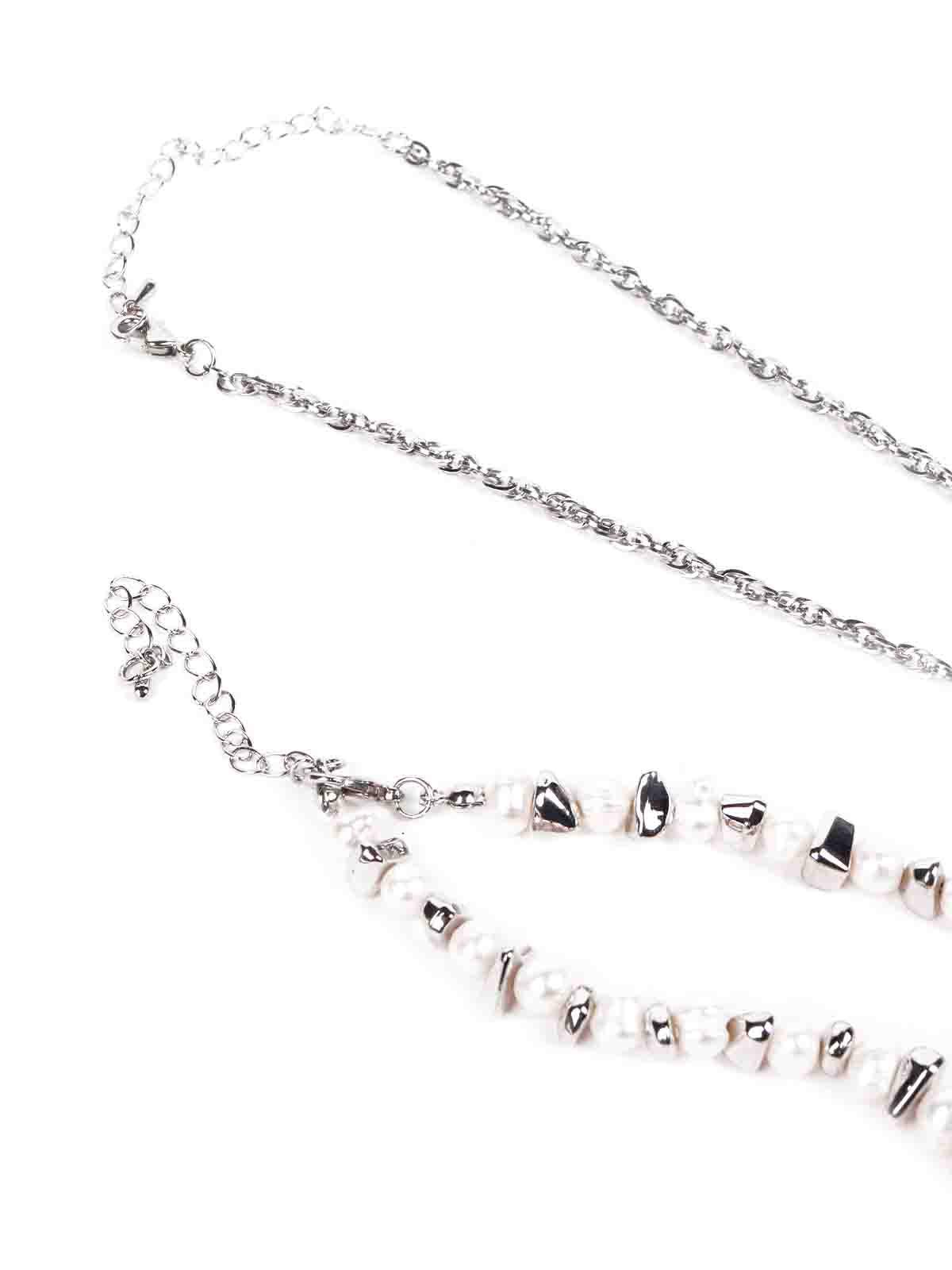 Odette Women Silver Two-Piece Necklace - Image 6