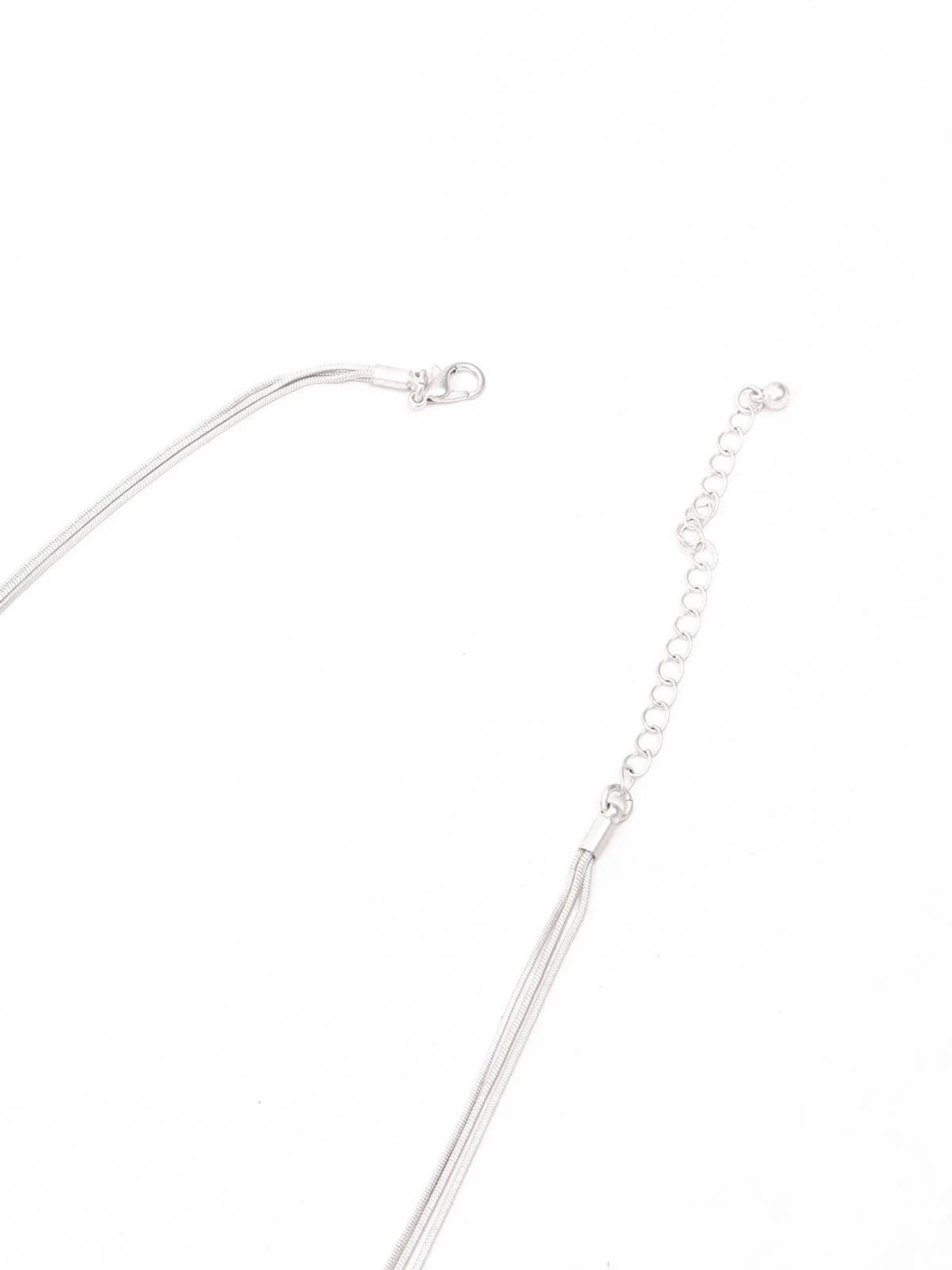 Odette Women Silver Metal Necklace - Image 2