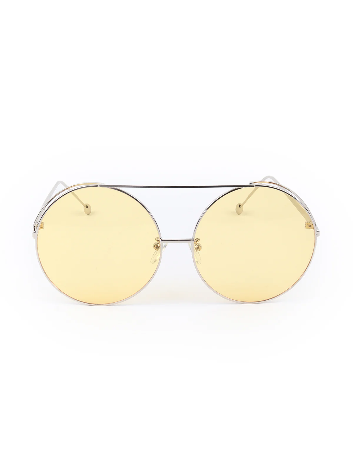 Odette Women Yellow High-Index Acrylic Sunglasses - Image 2