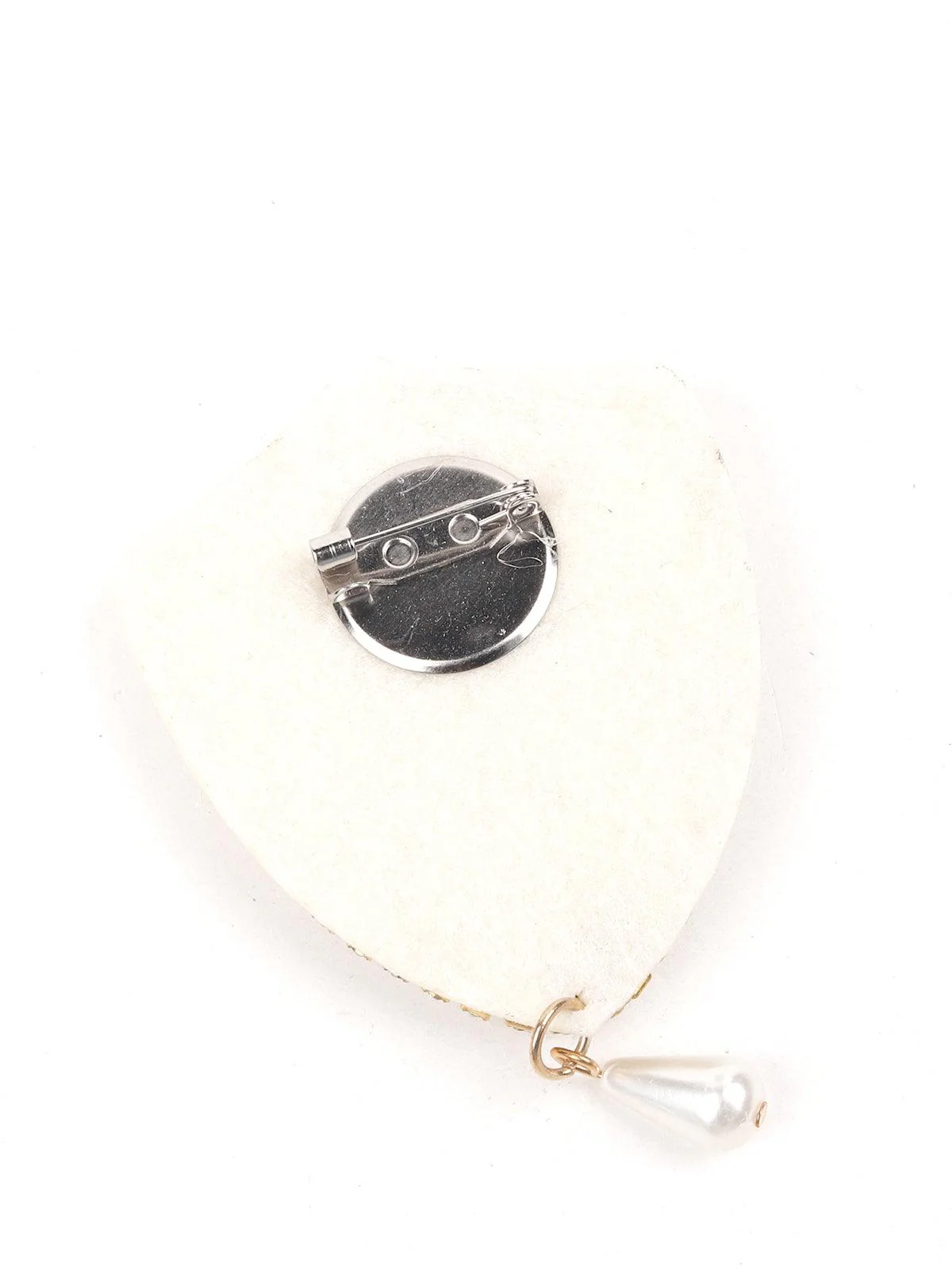 Odette Women White Metal Brooch - Image 5