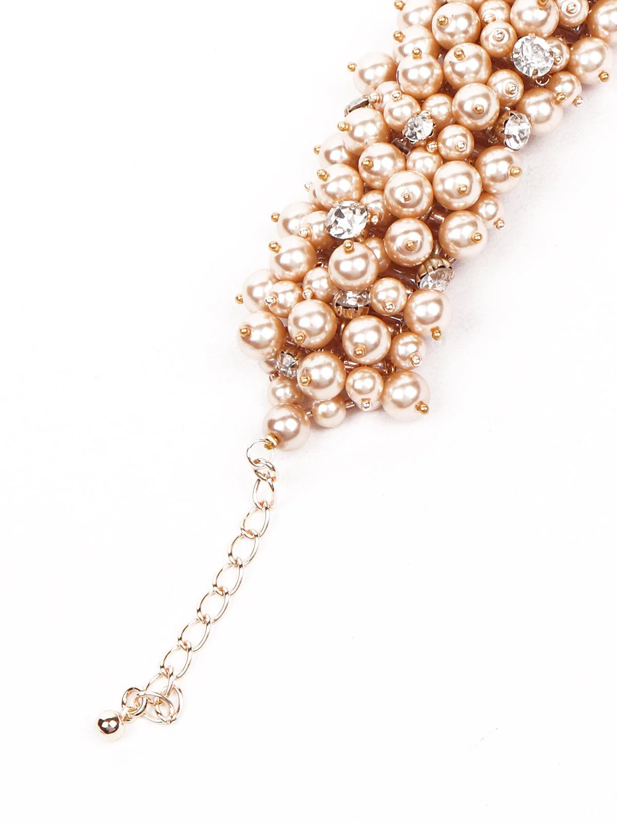 Odette Faux Gold Beaded Stunning Bracelet For Women - Image 4