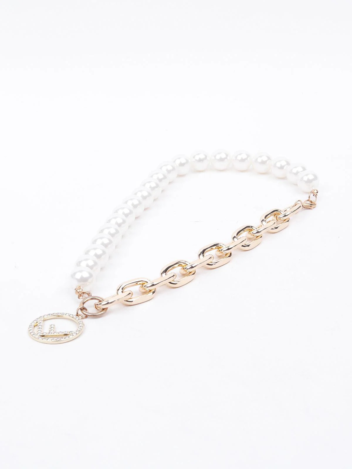 Odette Women White Metal Necklace - Image 4