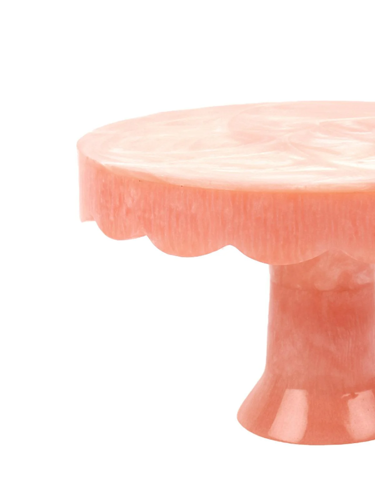 Odette Women Floral Essence Pinkresin Cake Stand - Image 4