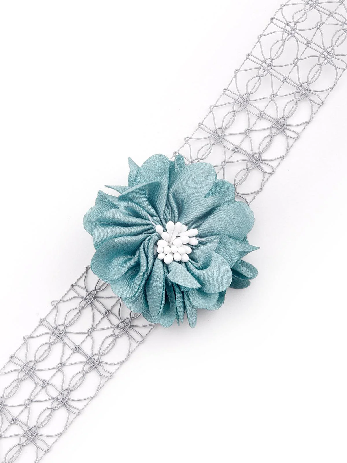 Odette Floral Blue Necklace For Women - Image 5