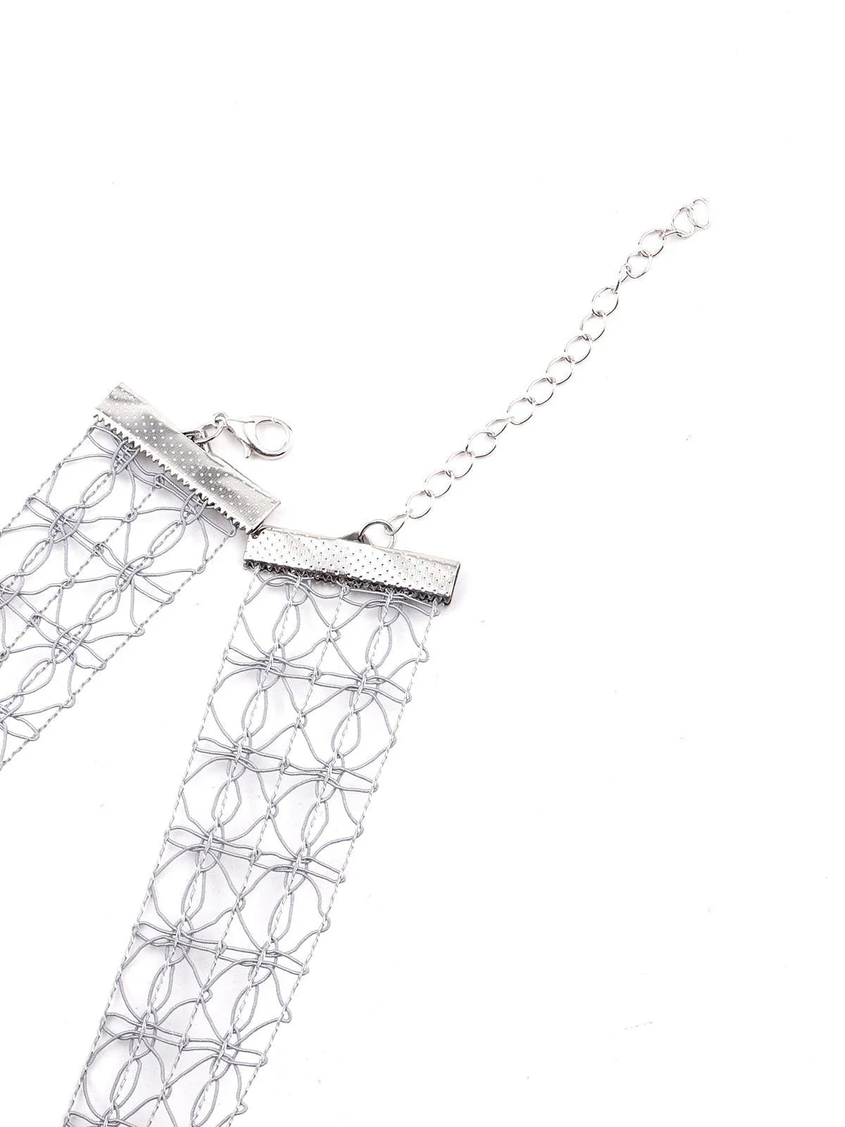 Odette Floral Blue Necklace For Women - Image 6