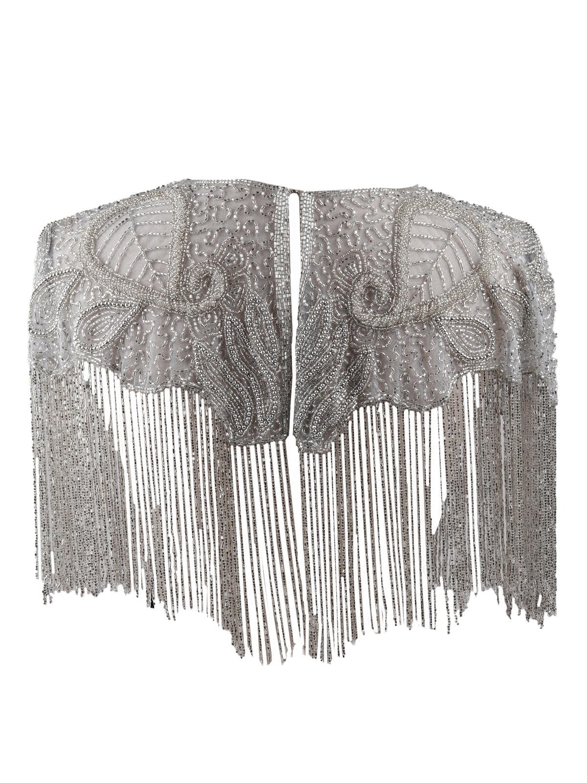 Odette Fully Sequential Silver Gorgeous Cape For Women - Image 5