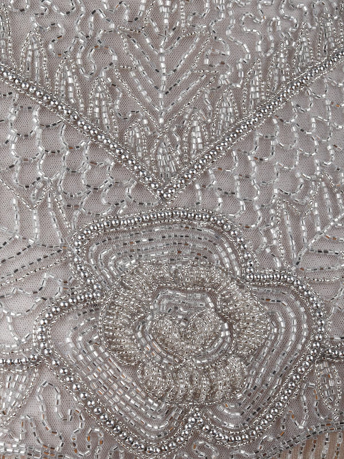 Odette Fully Sequential Silver Gorgeous Cape For Women - Image 6