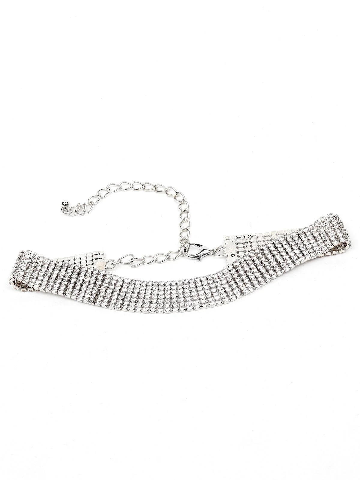 Odette Women Multicolour Metal Three Piece Necklace Set - Image 5
