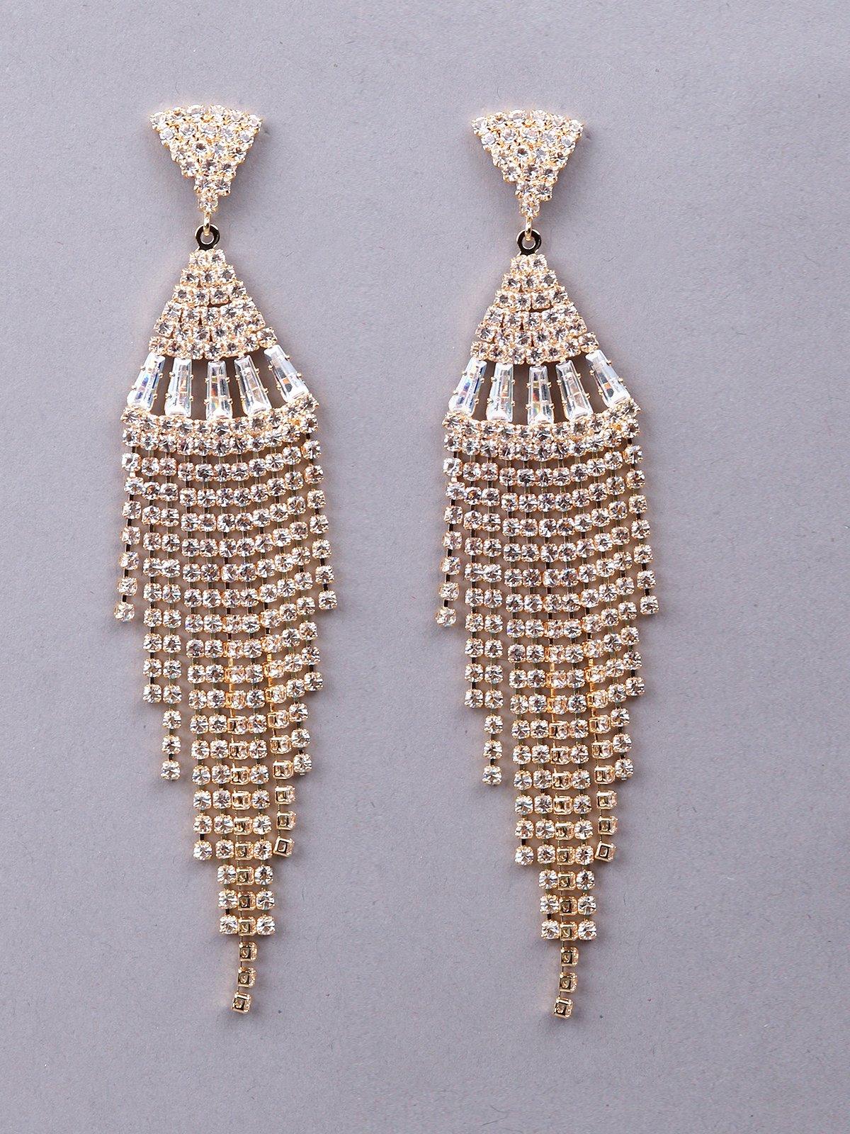 Odette Women Geometric Metal Earrings - Image 3