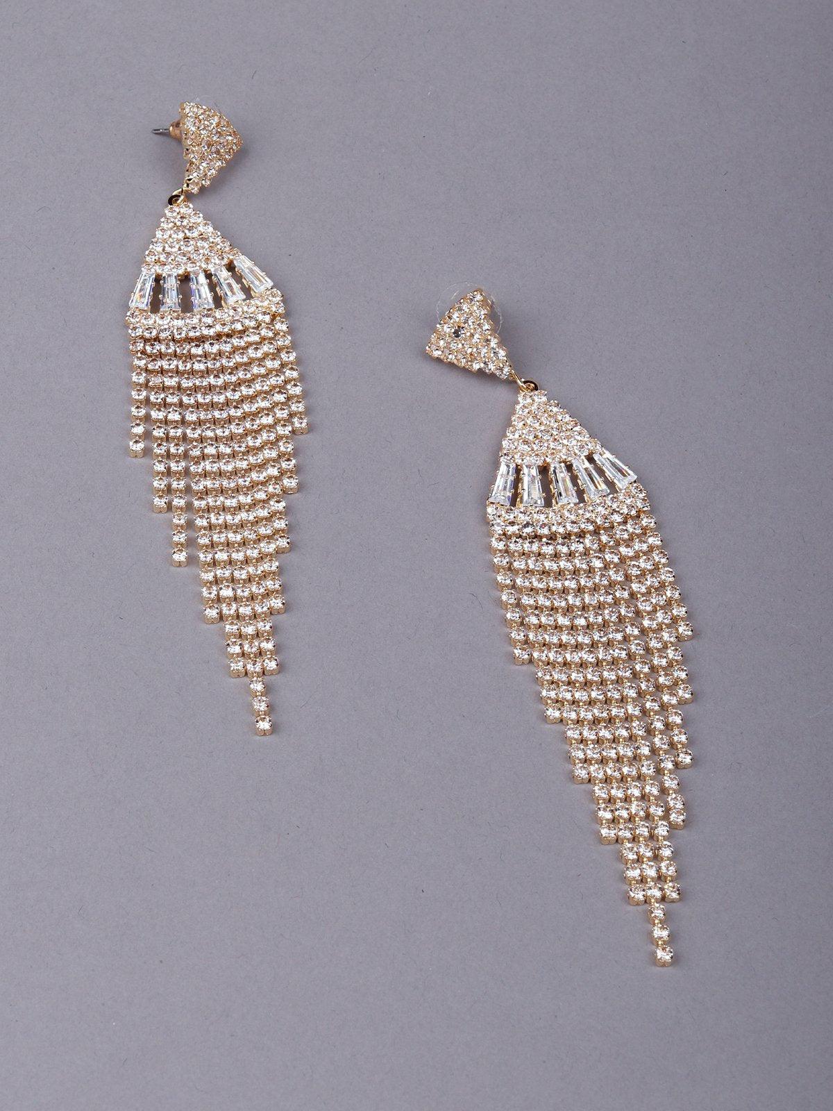 Odette Women Geometric Metal Earrings - Image 4