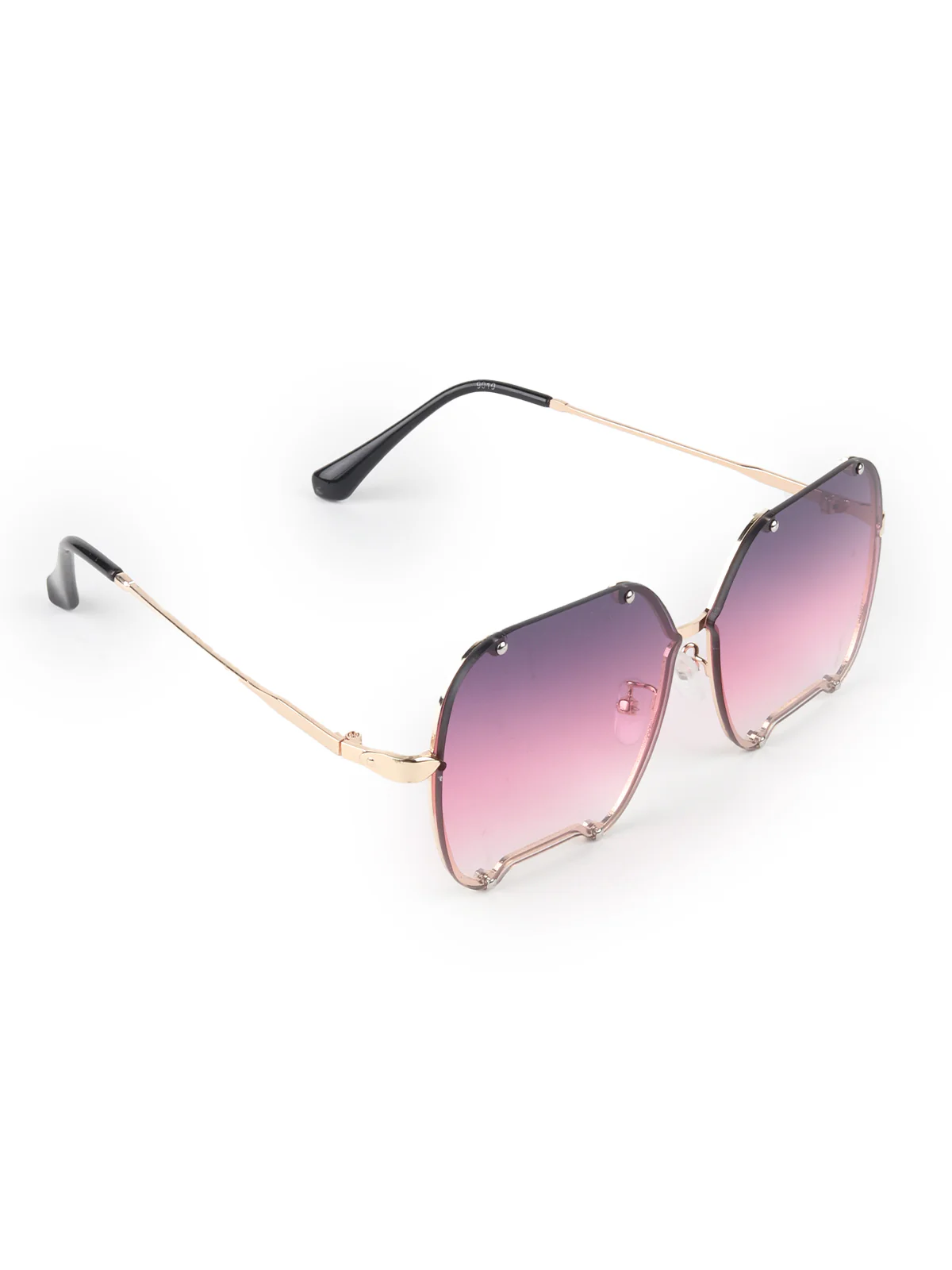 Odette Women Purple High-Index Acrylic Sunglasses - Image 3