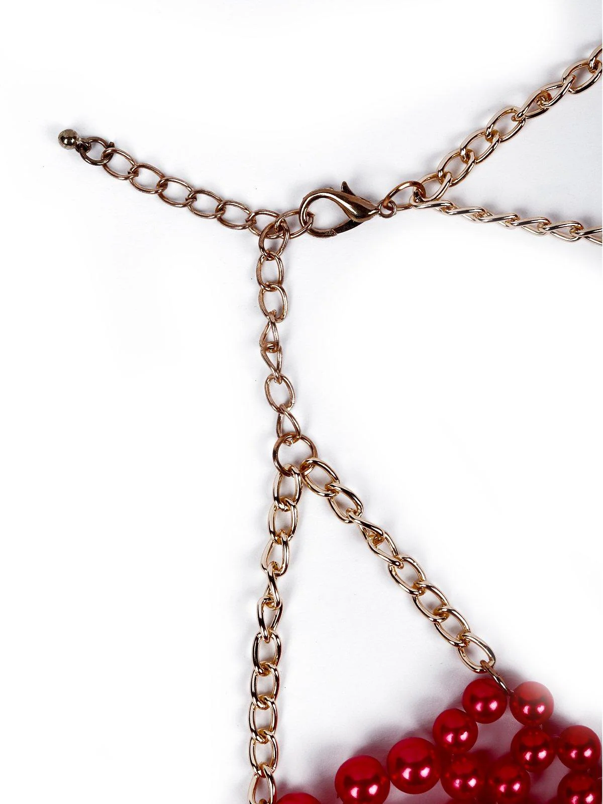 Odette Women Pink Beaded Necklace - Image 6