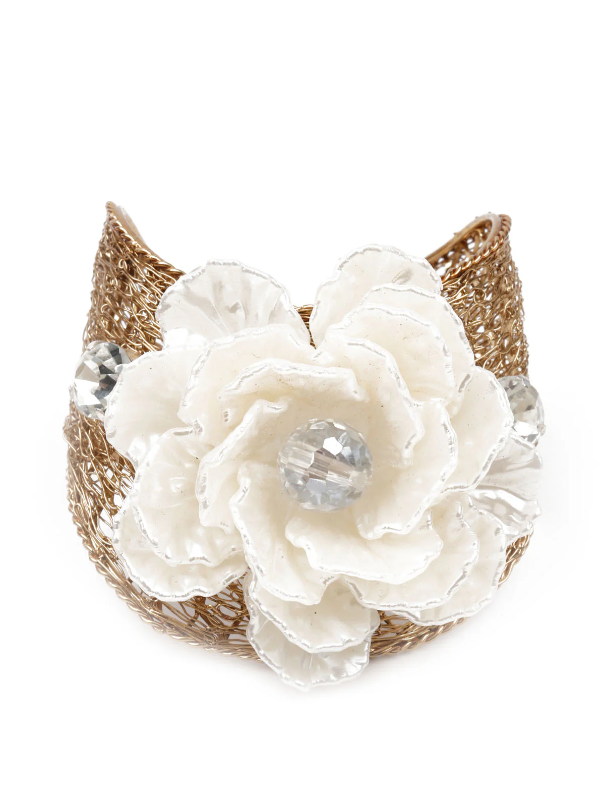 Odette Women Gold Embellished Imitation Bracelet - Image 3