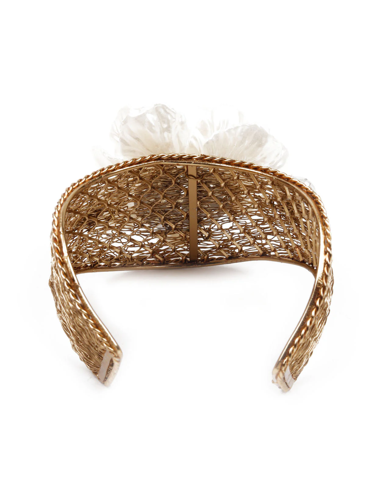 Odette Women Gold Embellished Imitation Bracelet - Image 6