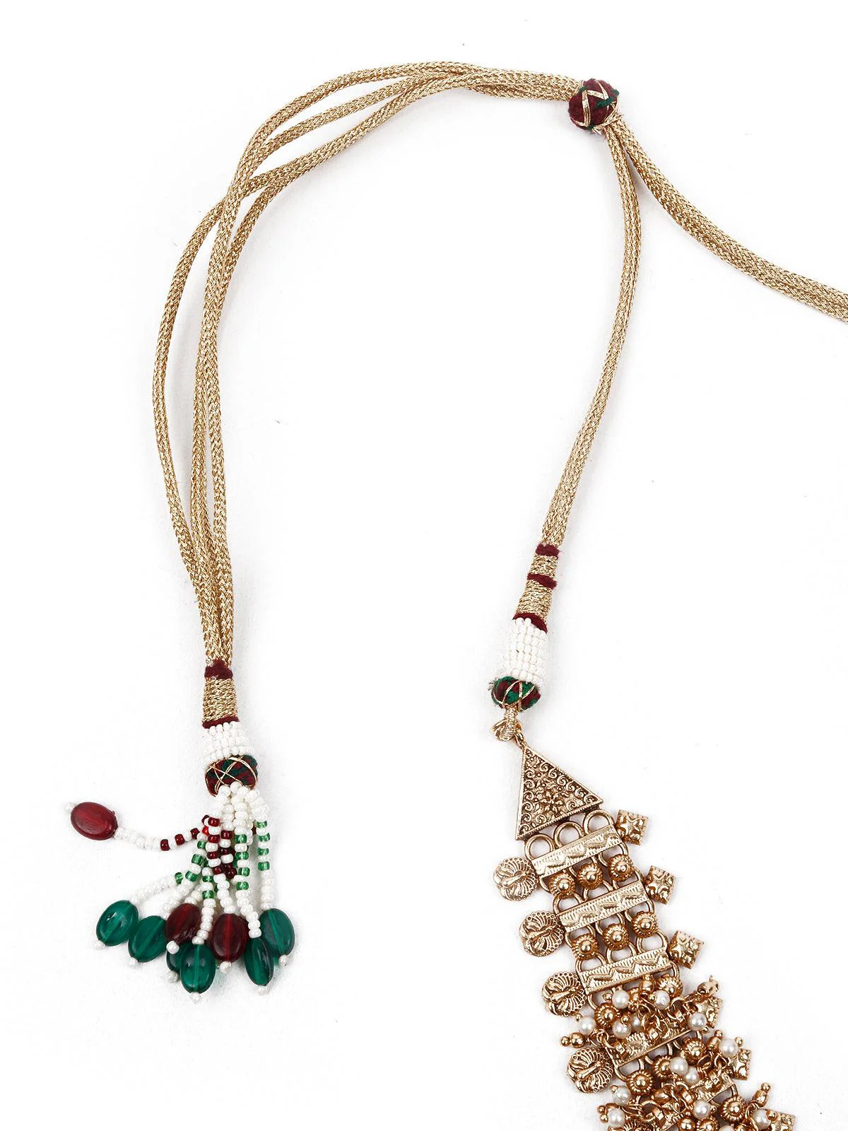 Odette Women Gold Ethnic Necklace - Image 6
