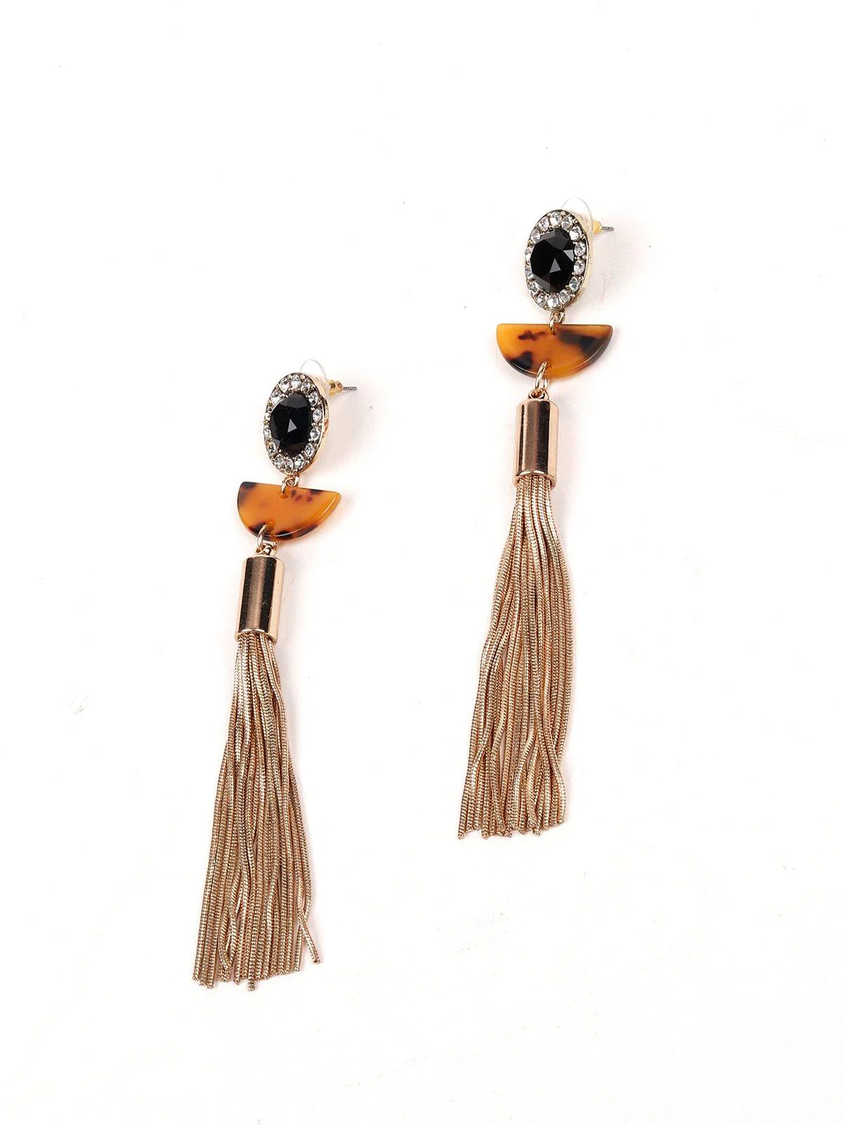 Odette Women Gold Metal Earrings - Image 4
