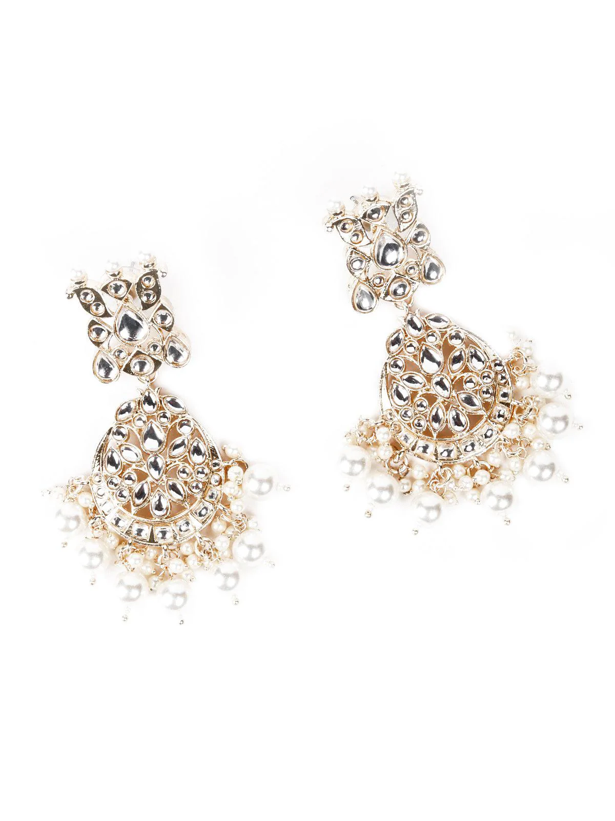 Odette Women Gold Pearls Choker Set - Image 7