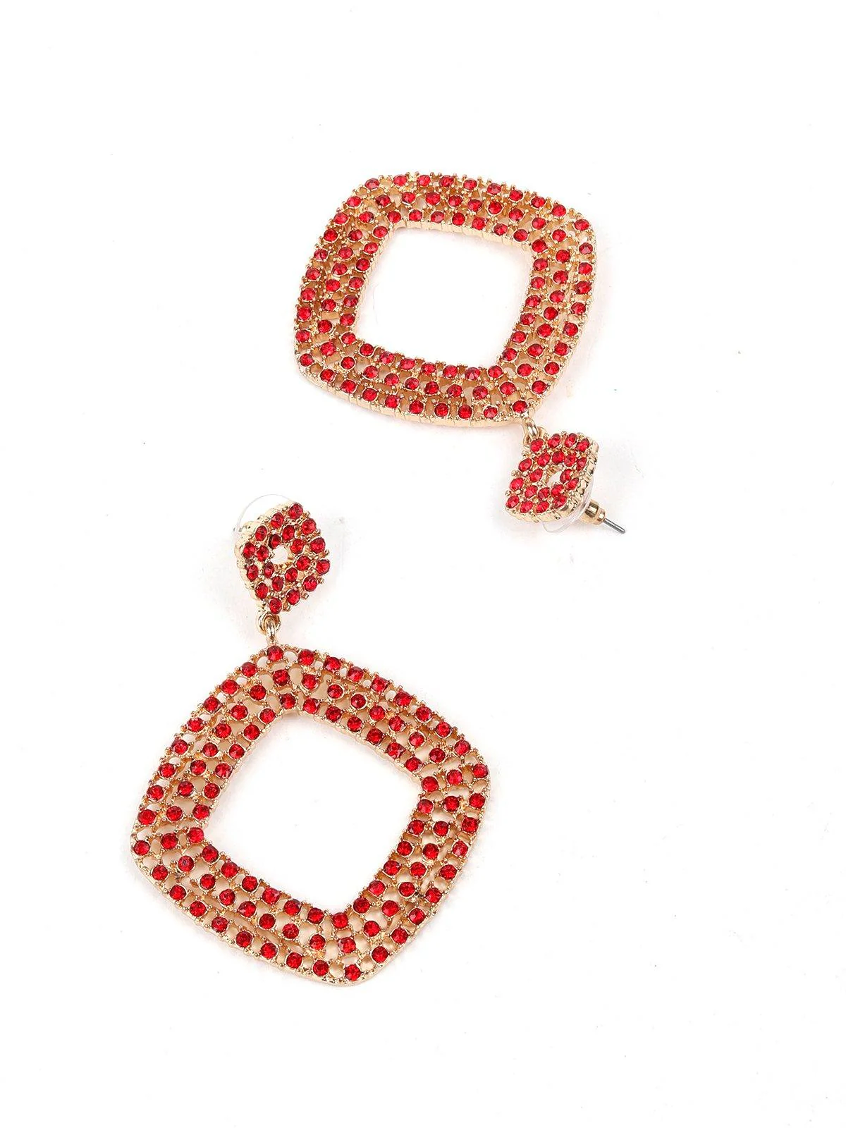 Odette Women Gold Metal Earrings - Image 4