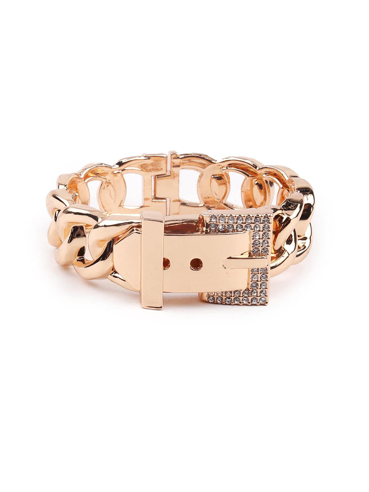Odette Gold-Tone Chained Bracelet For Women - Image 3