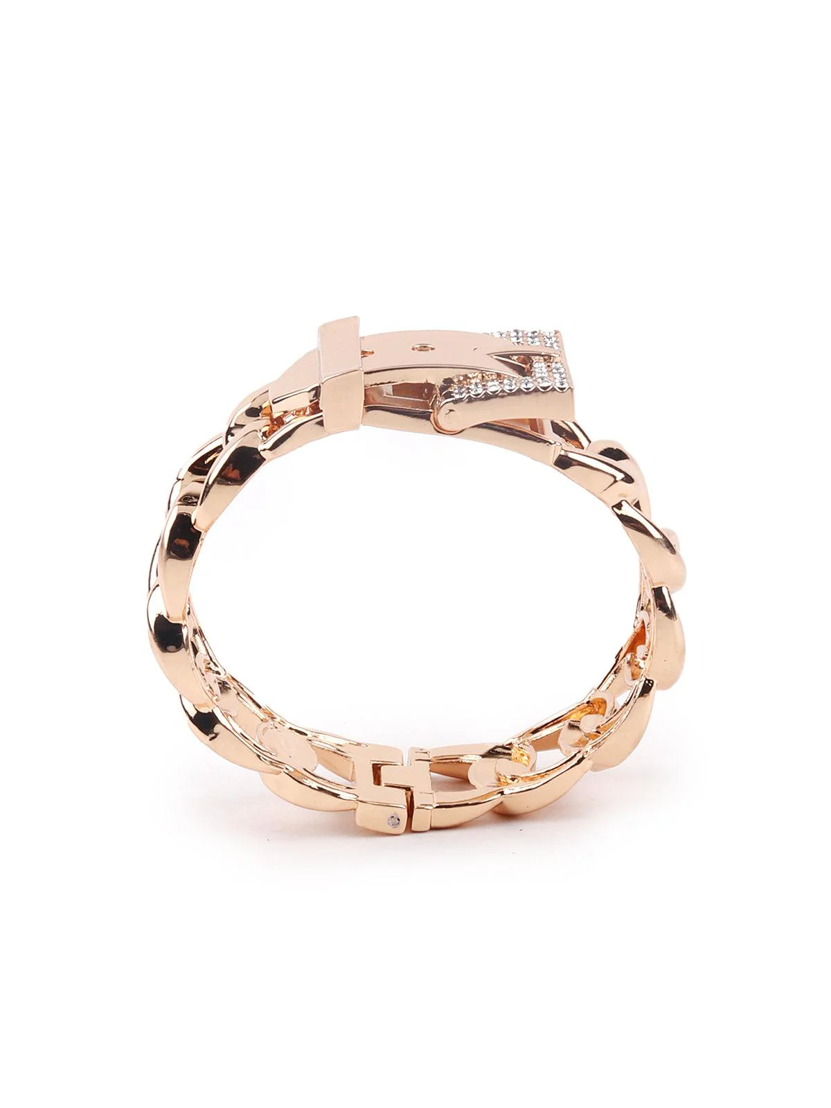 Odette Gold-Tone Chained Bracelet For Women - Image 4