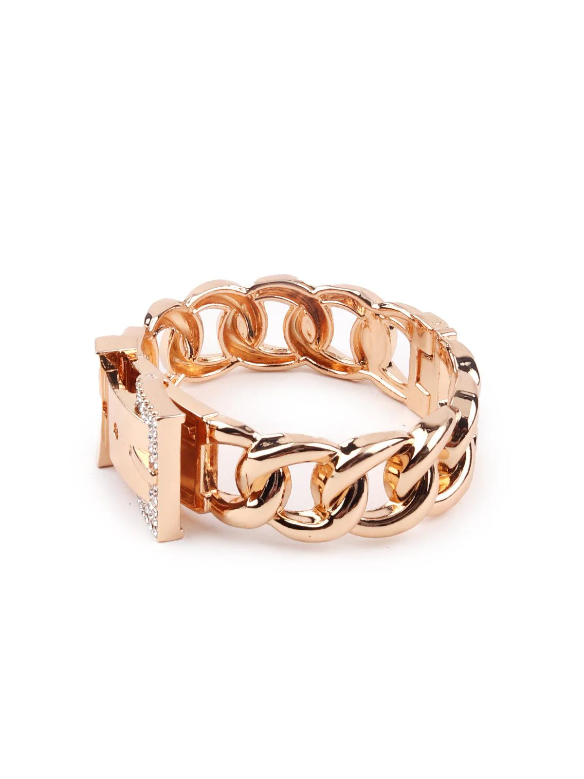 Odette Gold-Tone Chained Bracelet For Women - Image 5