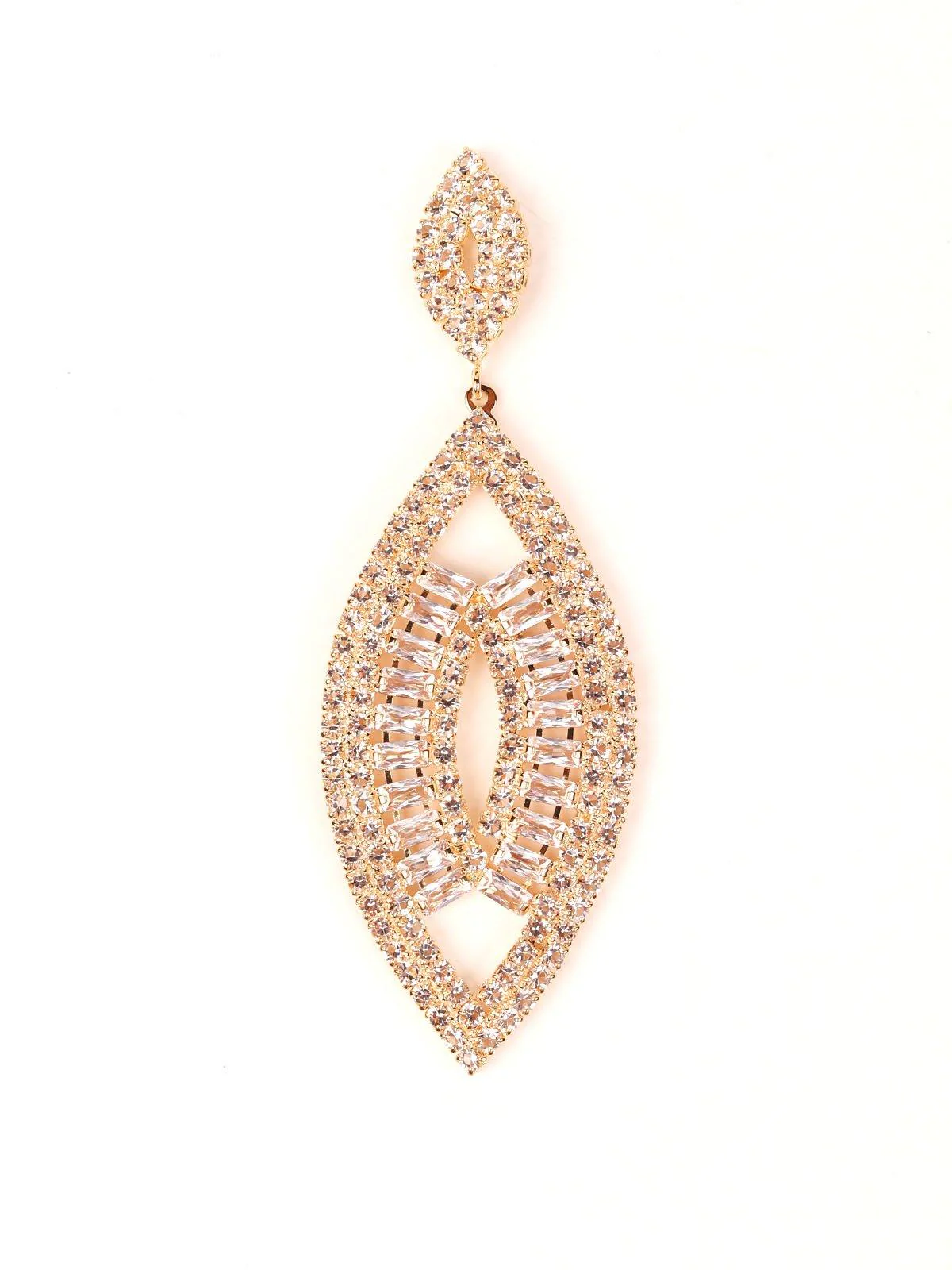 Odette Women Gold Metal Earrings - Image 4