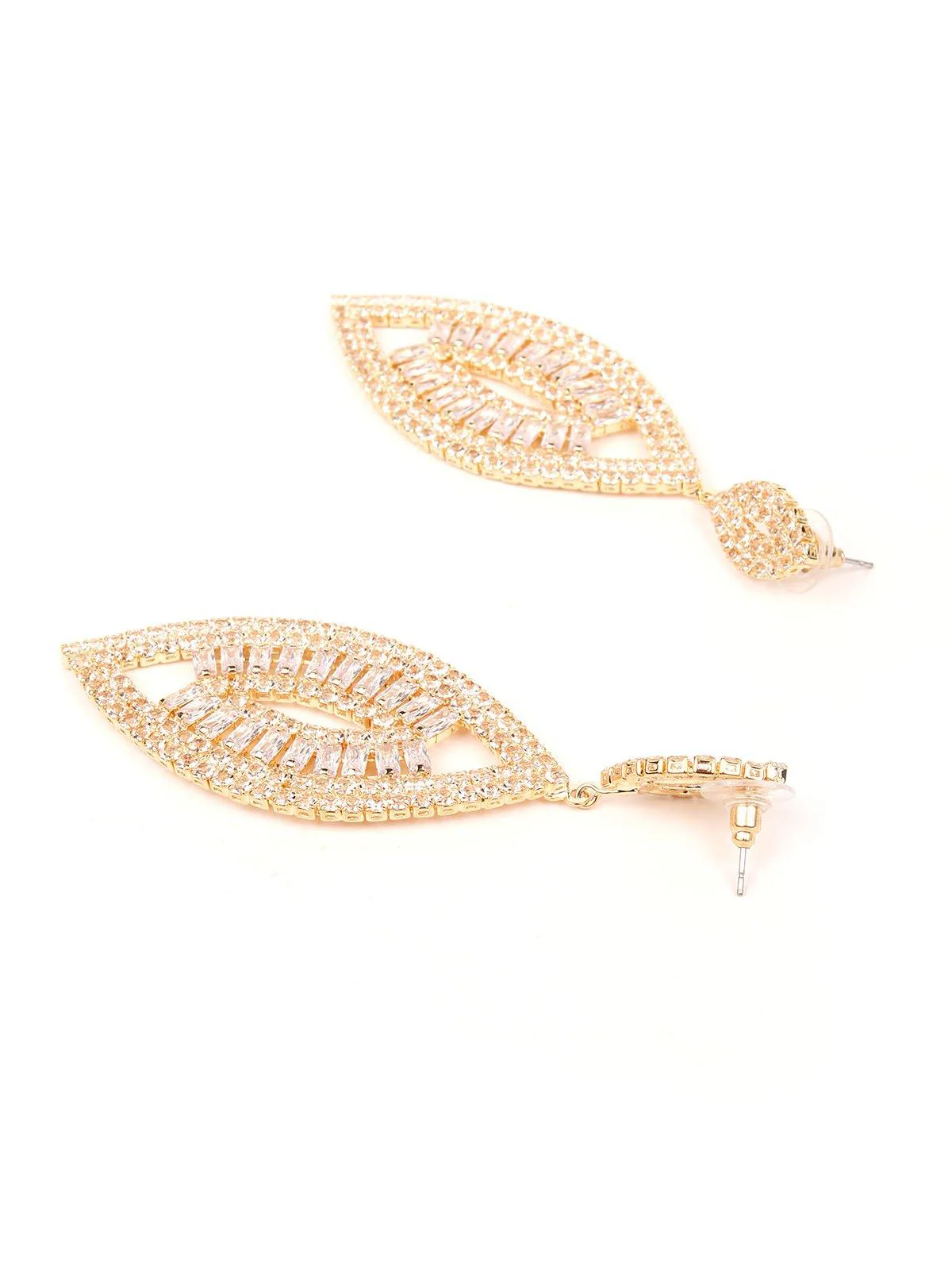 Odette Women Gold Metal Earrings - Image 6