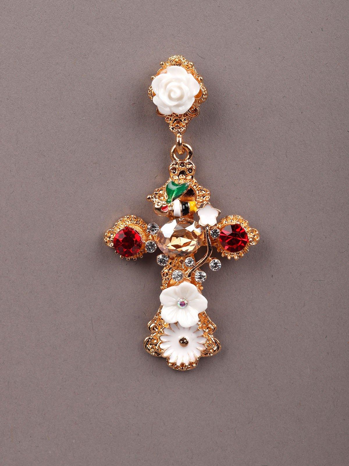 Odette Women Gold Metal Earrings - Image 4