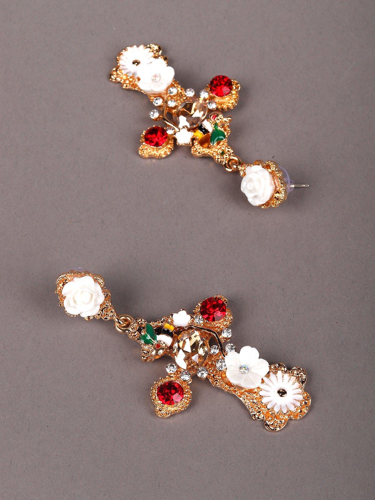 Odette Women Gold Metal Earrings - Image 6