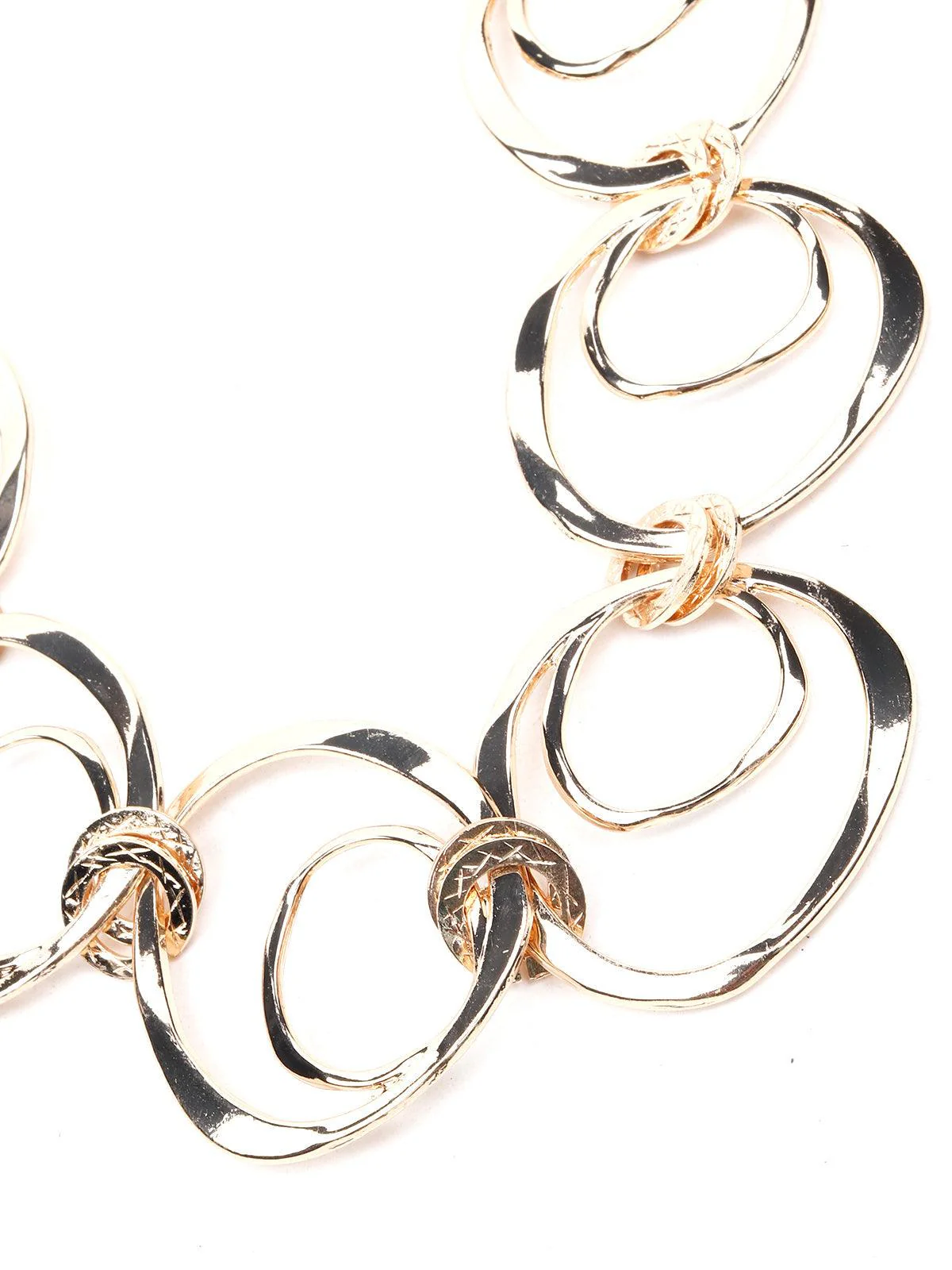 Odette Women Gold Tone Metal Necklace - Image 5