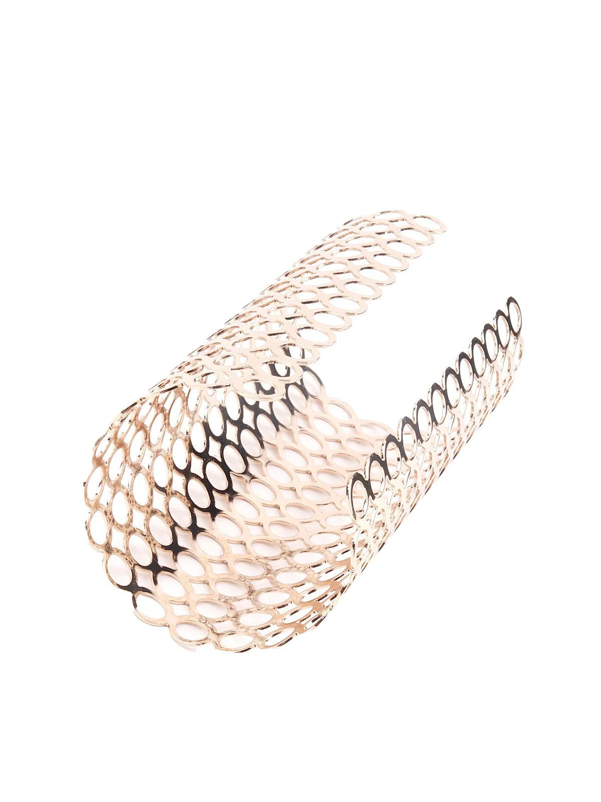 Odette Gold-Tone Metallic Bracelet For Women - Image 5
