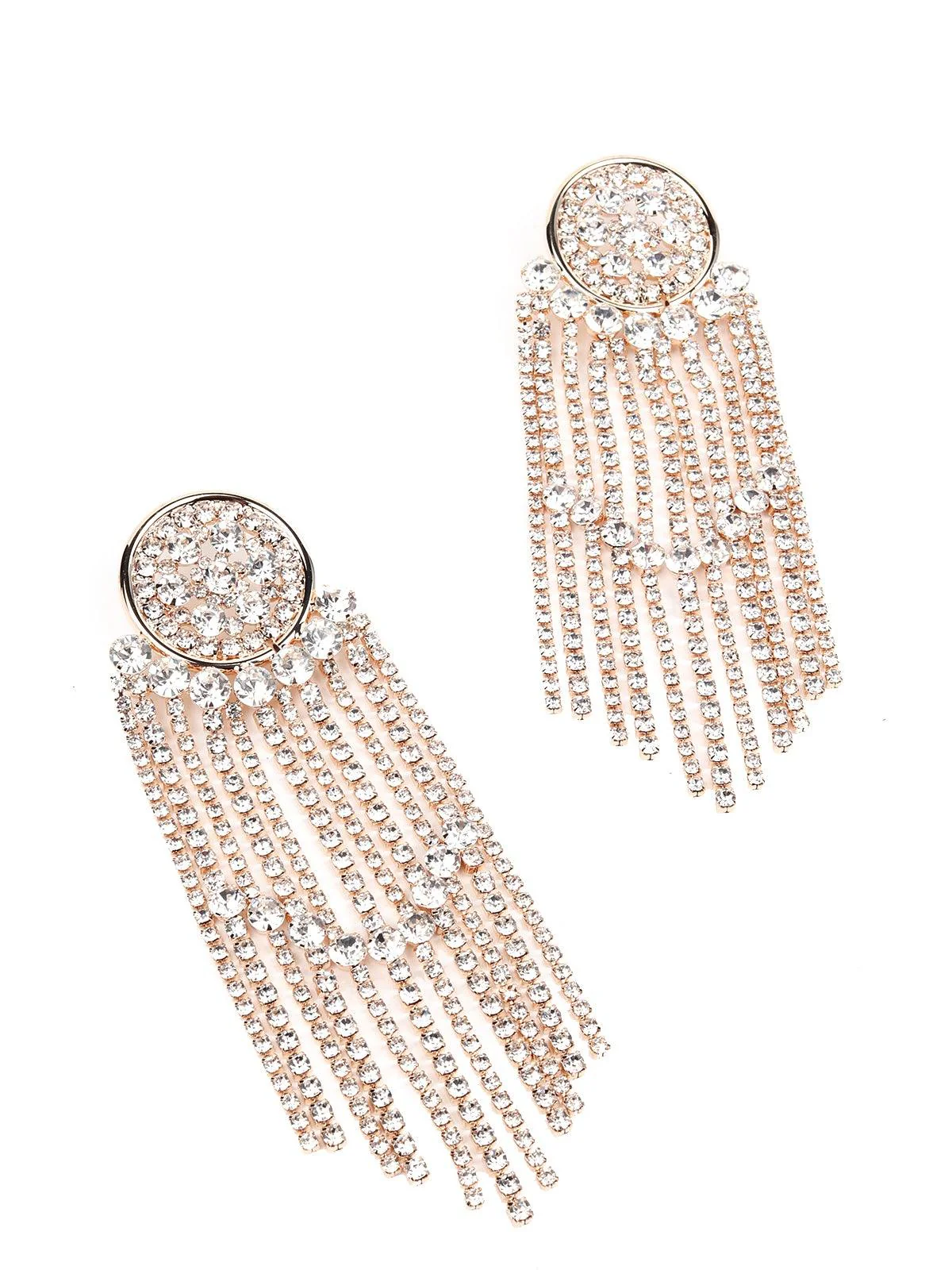 Odette Women Gold Metal Earrings - Image 3
