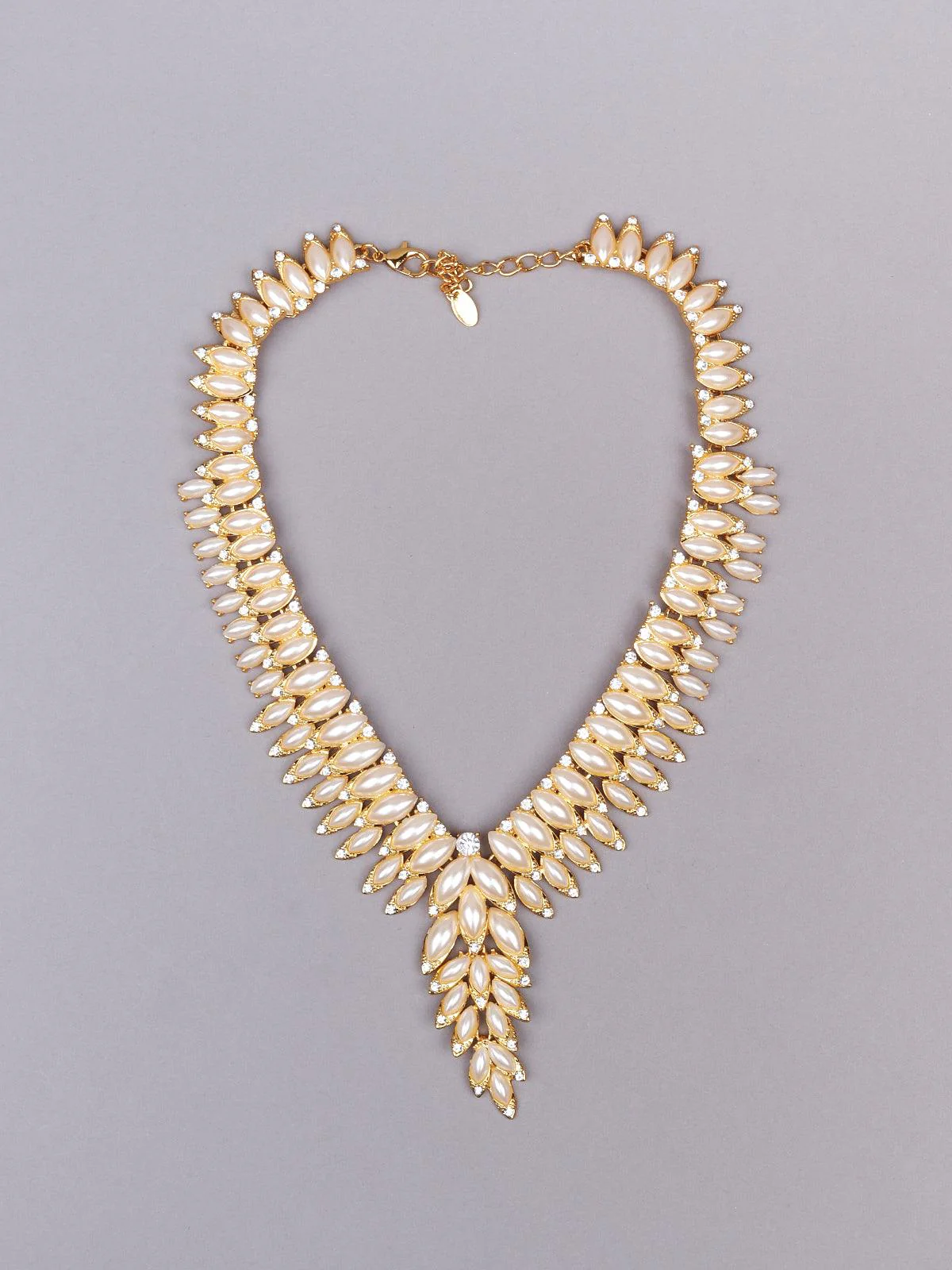 Odette Women Gold-Tone Metal Necklace Set - Image 4
