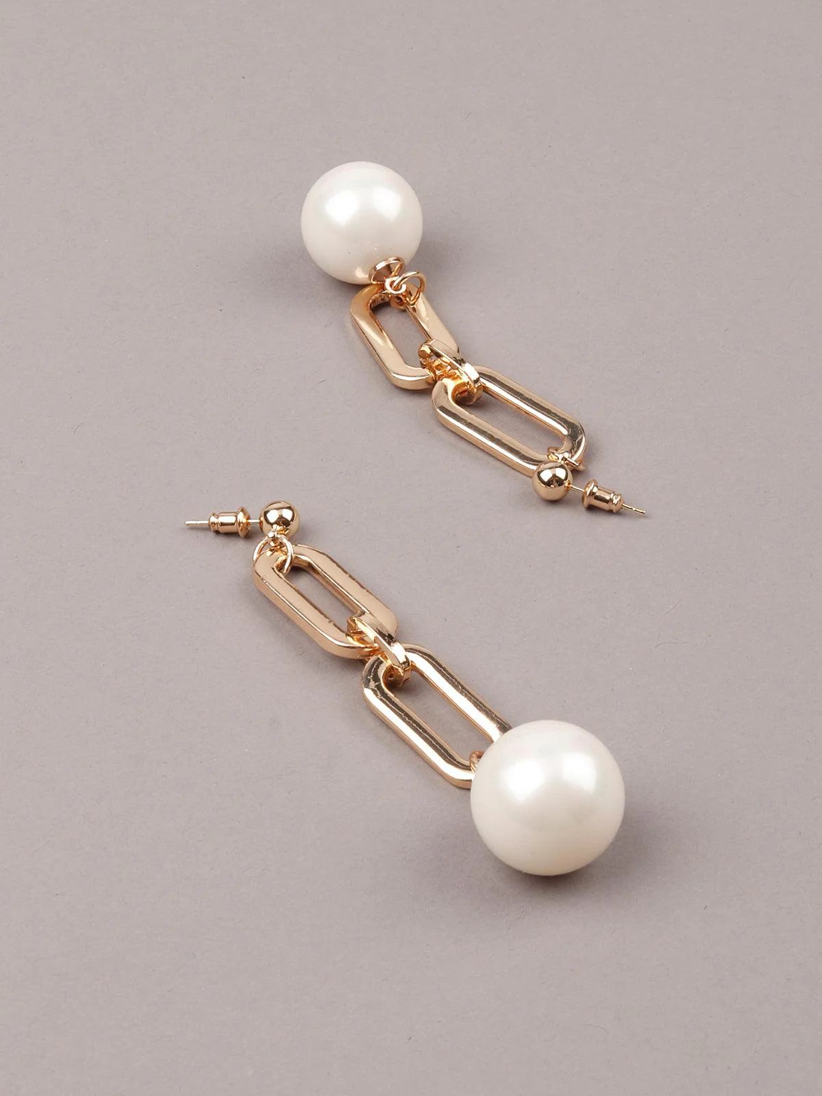 Odette Gold-Tone Statement Earrings For Women - Image 5