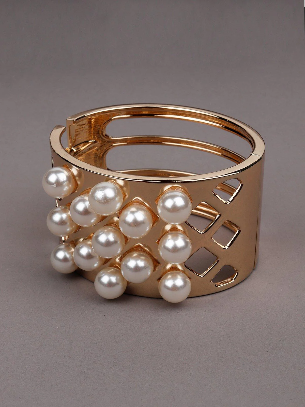 Odette Women Gold Metal Bracelet - Image 5