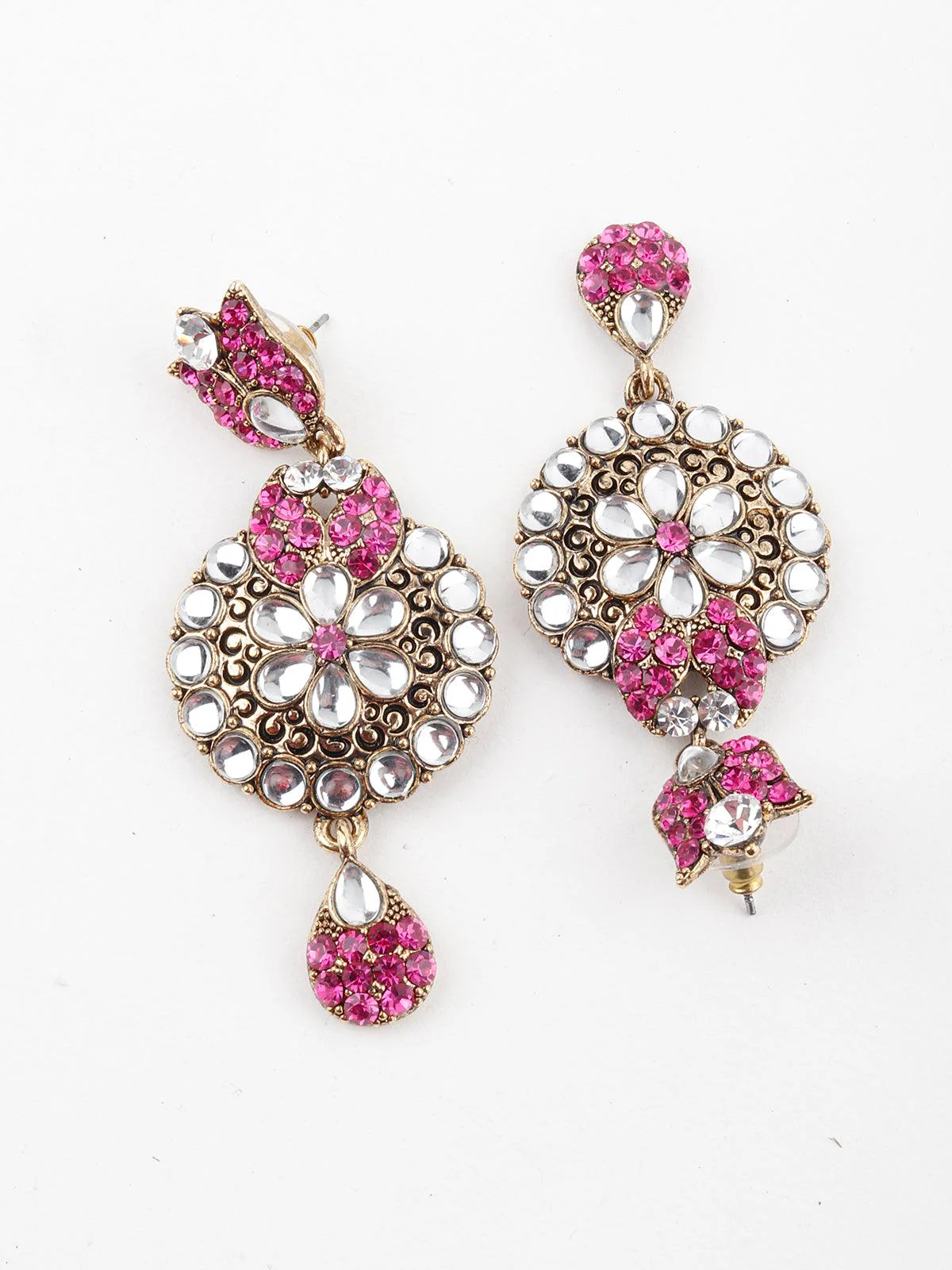 Odette Women And Pink Floral Choker Necklace - Image 4
