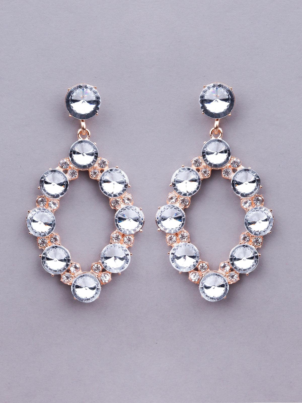 Odette Women Multicolour Dropmetal Earrings - Image 3