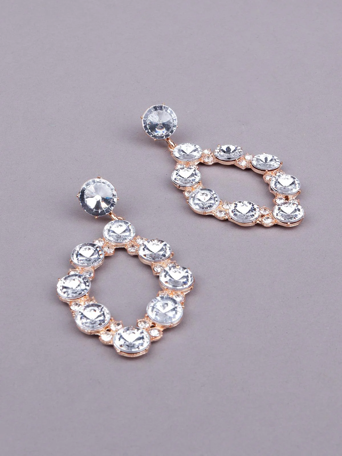 Odette Women Multicolour Dropmetal Earrings - Image 5