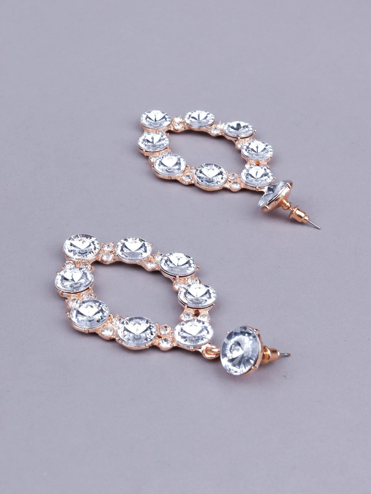 Odette Women Multicolour Dropmetal Earrings - Image 6