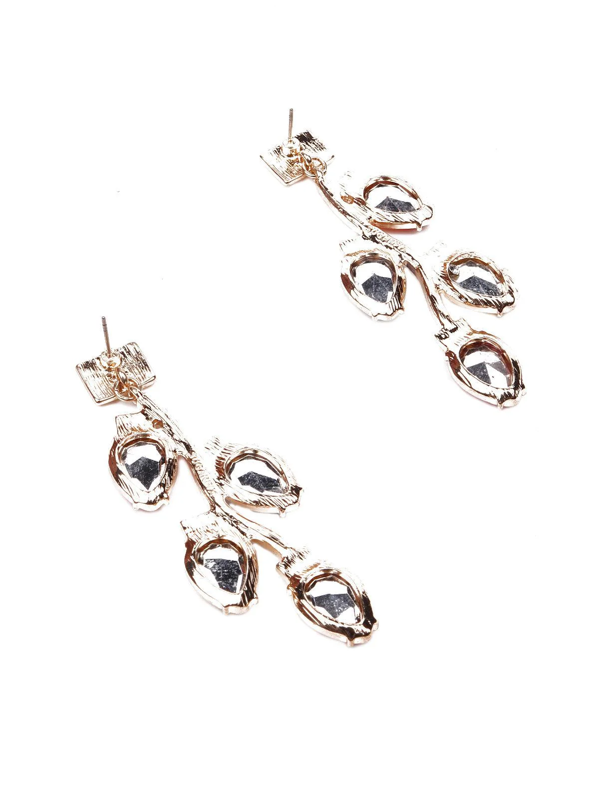 Odette Women Gorgeous Artificial Crystal Multicolour Drop Earrings - Image 6