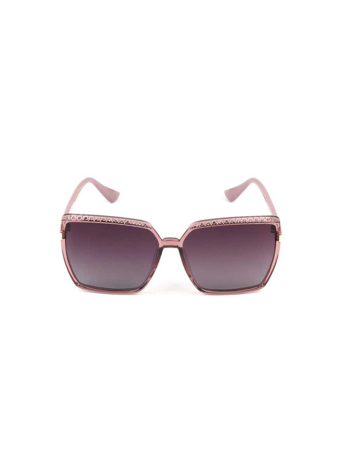 Odette Oversized Dark Purple-Tinted Sunglasses For Women - Image 3