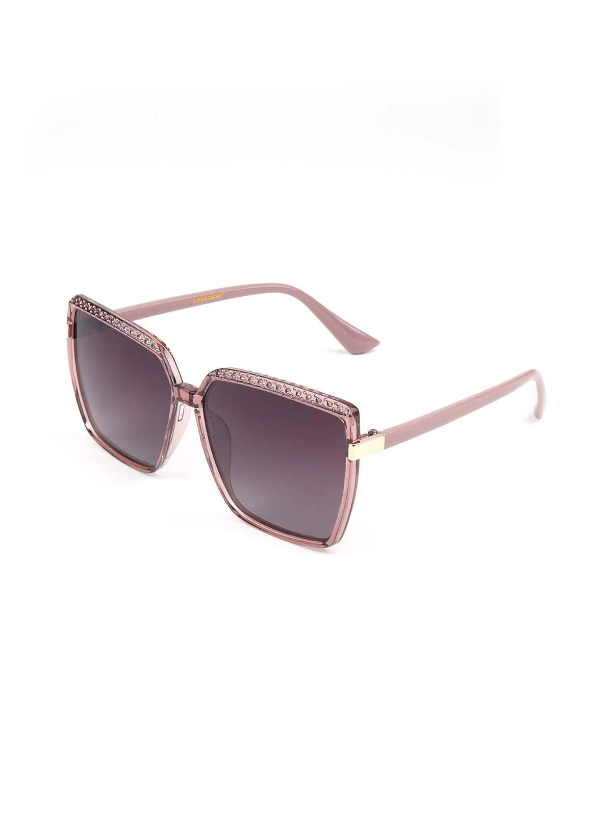 Odette Oversized Dark Purple-Tinted Sunglasses For Women - Image 4