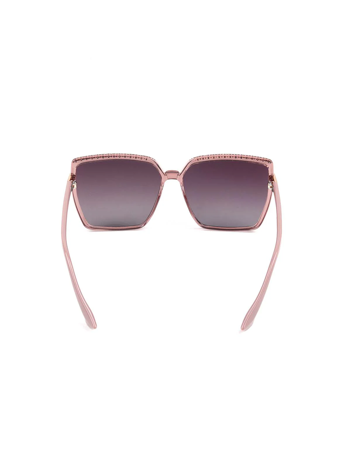 Odette Oversized Dark Purple-Tinted Sunglasses For Women - Image 7