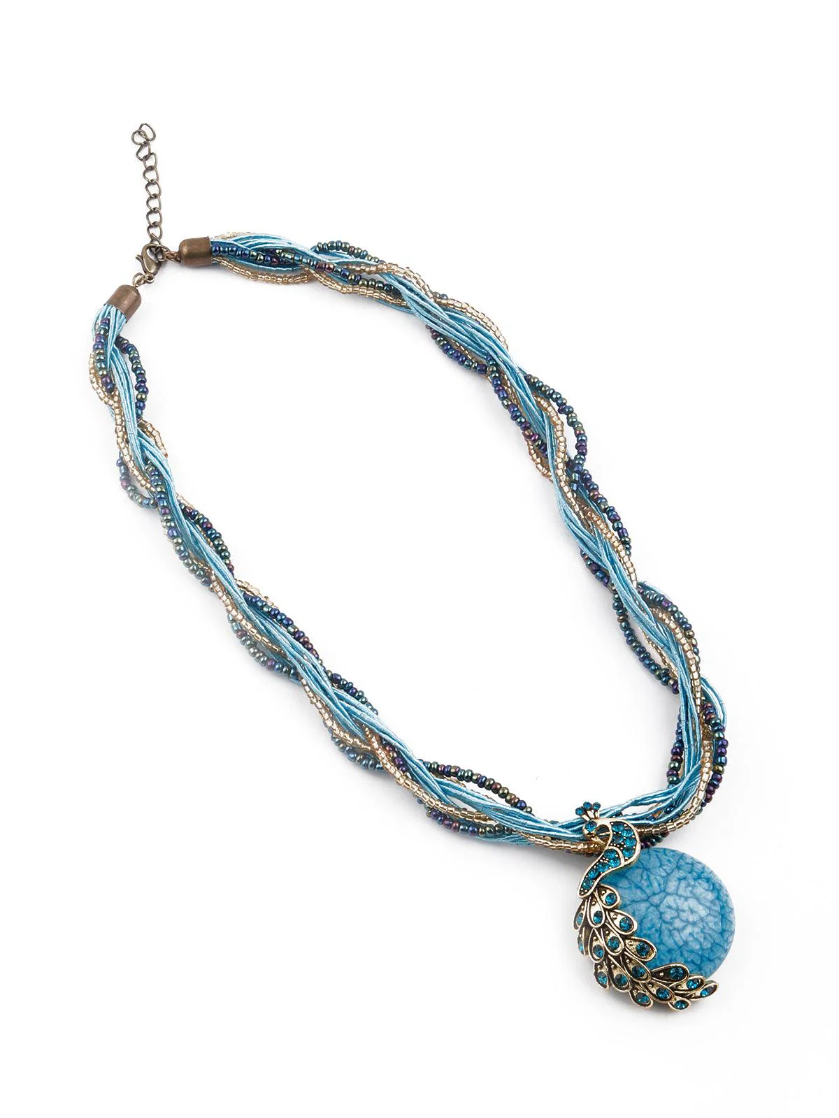 Odette Women Gorgeous Blue Pendant Necklace - Image 4