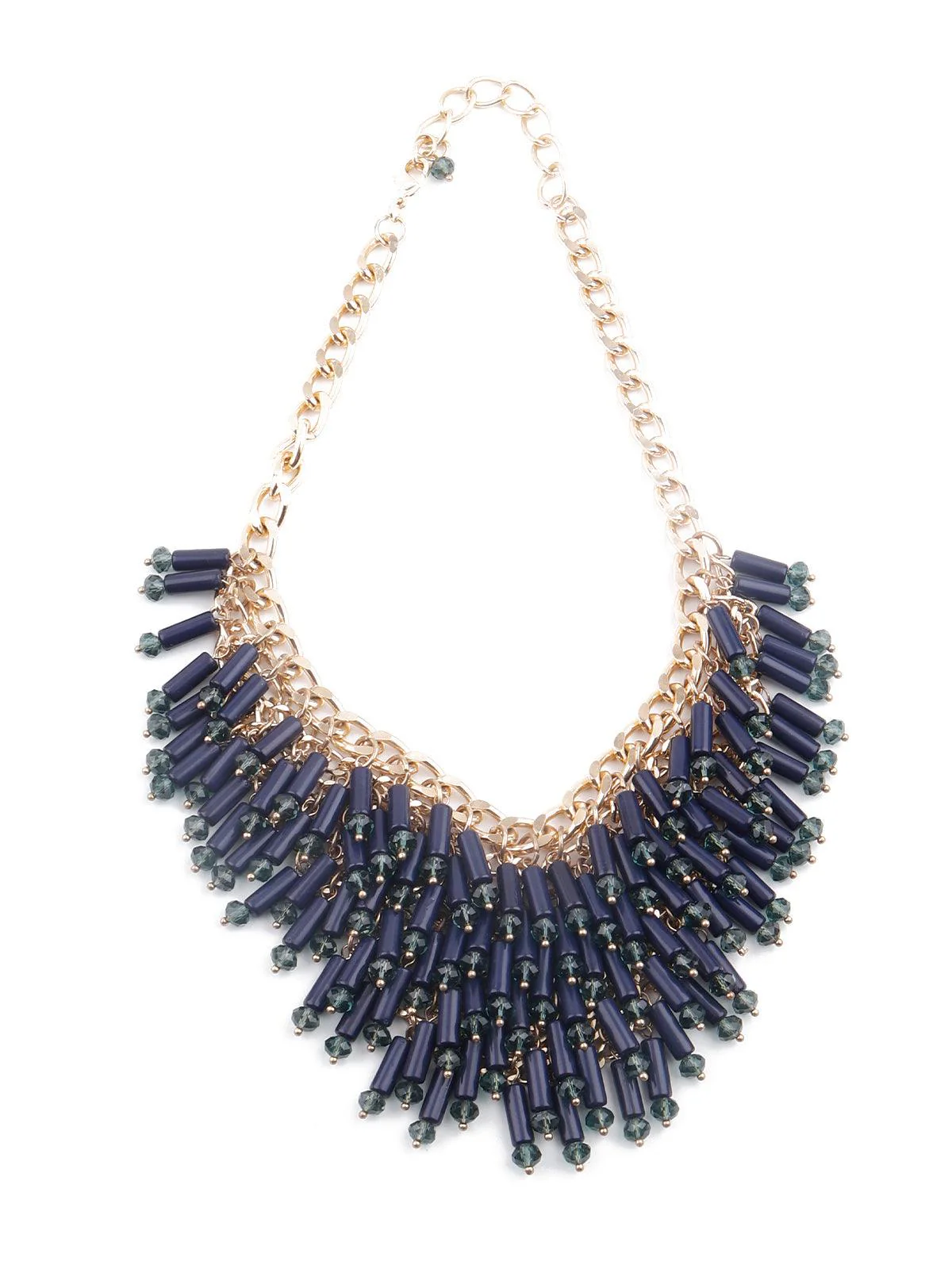 Odette Women Gorgeous Blue Statement Necklace - Image 3
