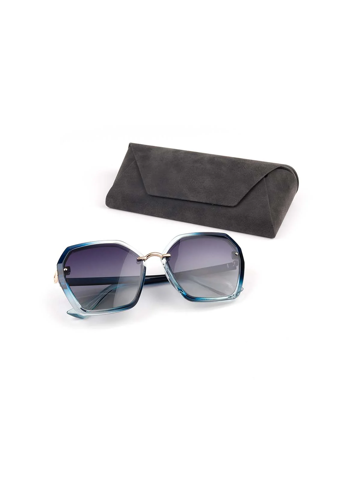 Odette Gorgeous Blue-Tinted Sunglasses For Women - Image 7